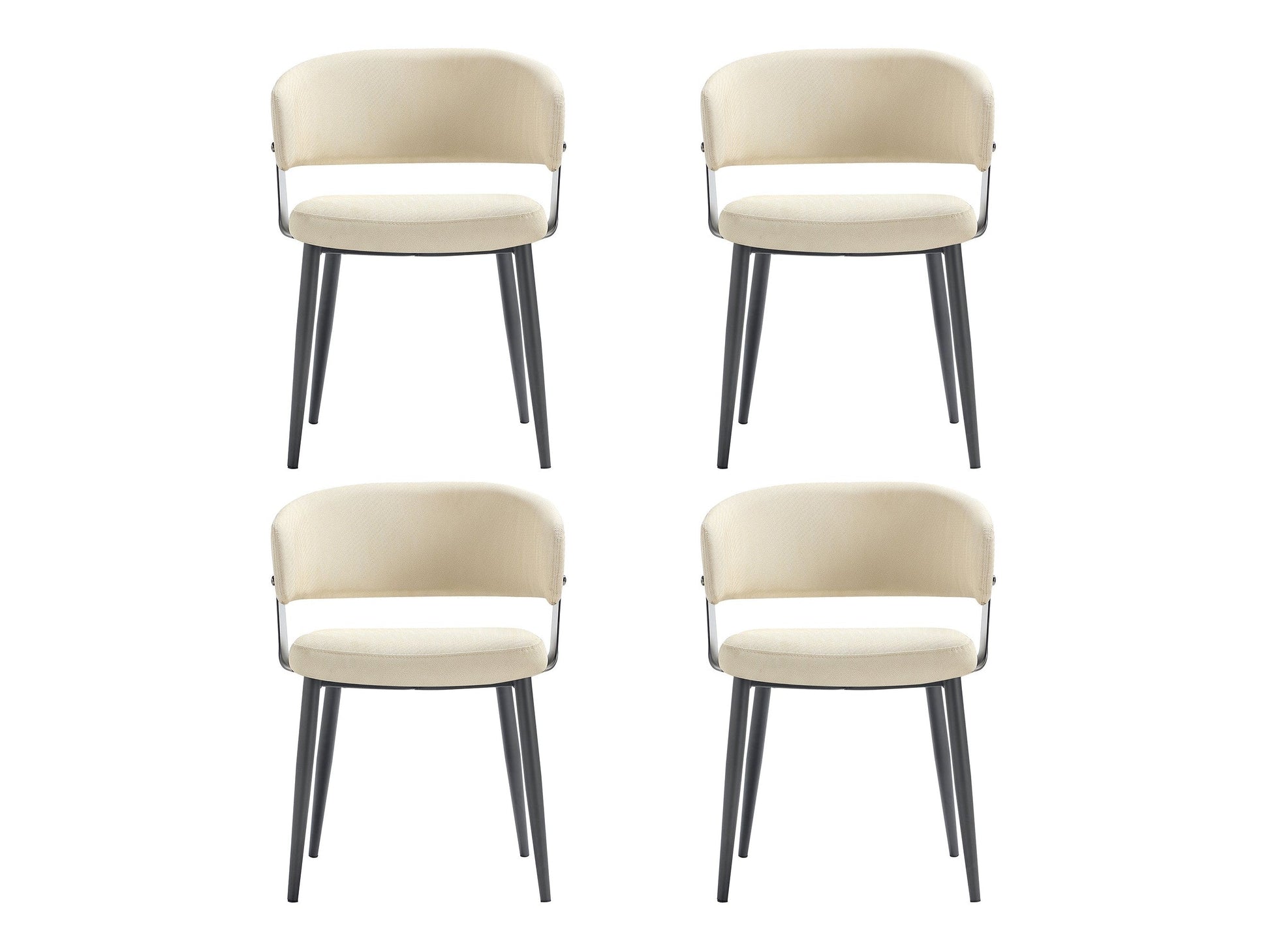 Luce Dining Chair in Sand (set of 4) - Ornate Home
