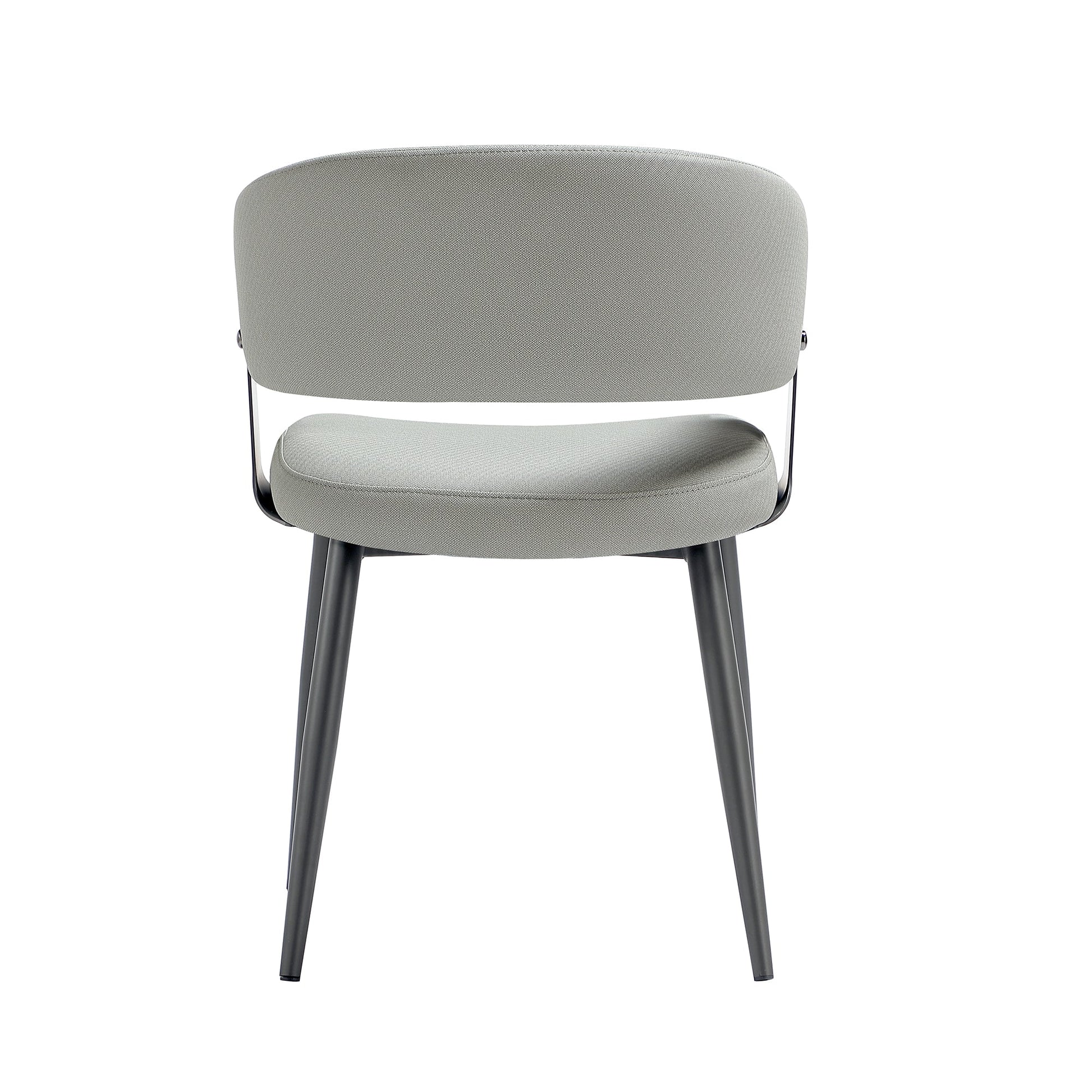 Luce Dining Chair in Stone Grey (set of 2) - Ornate Home