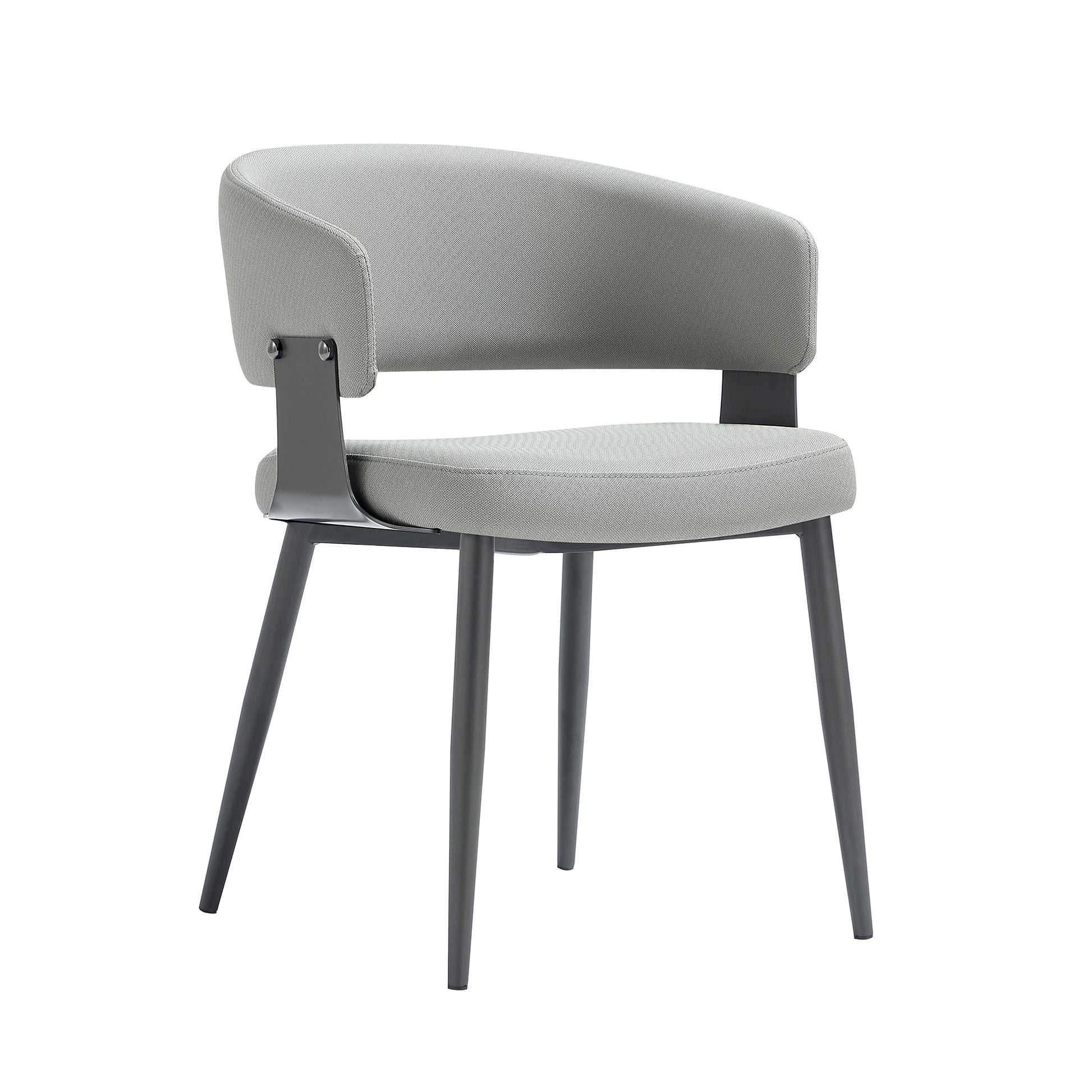 Luce Dining Chair in Stone Grey (set of 4) - Ornate Home