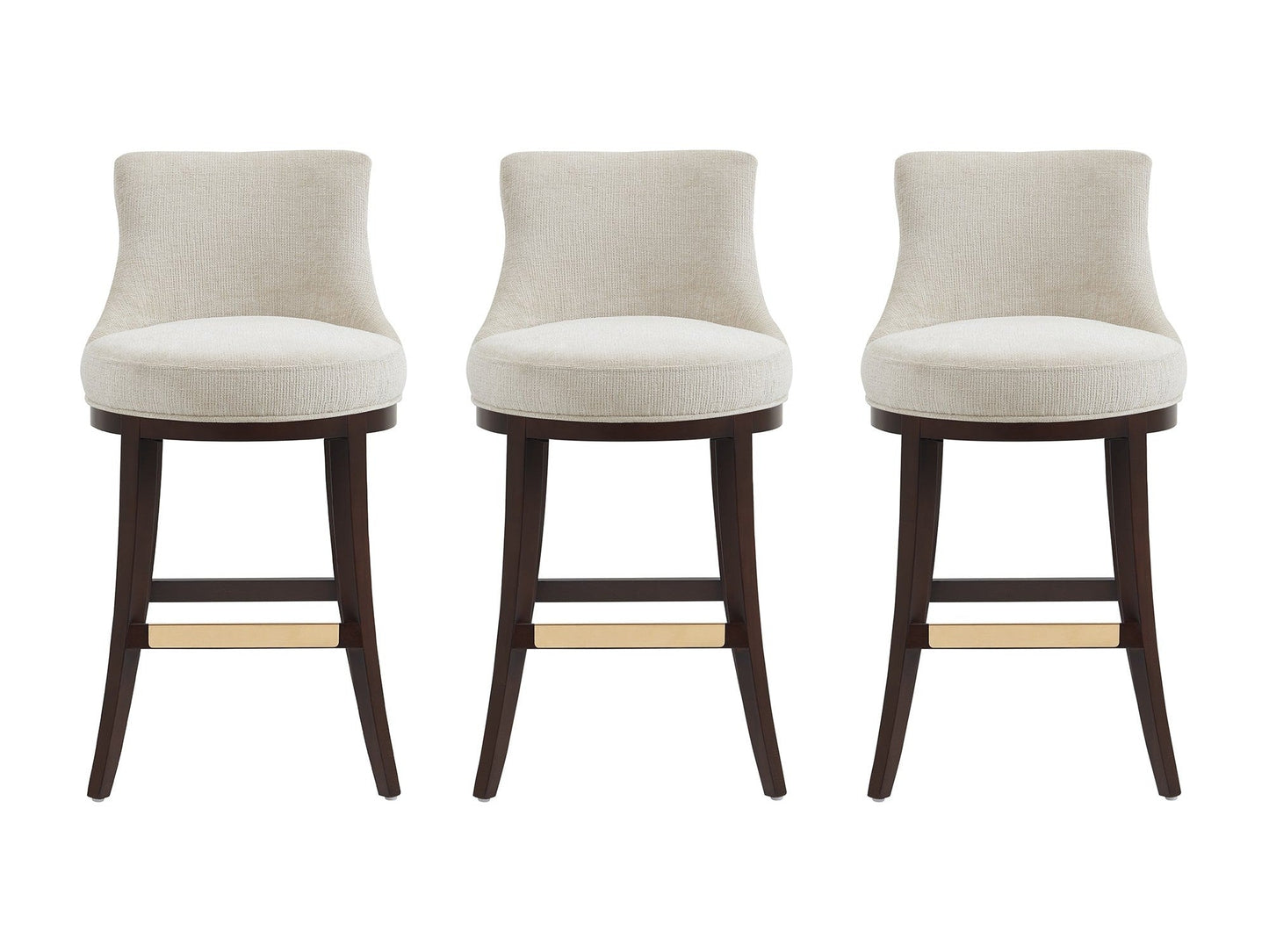 Lucia Barstool in Natural (set of 3) - Ornate Home