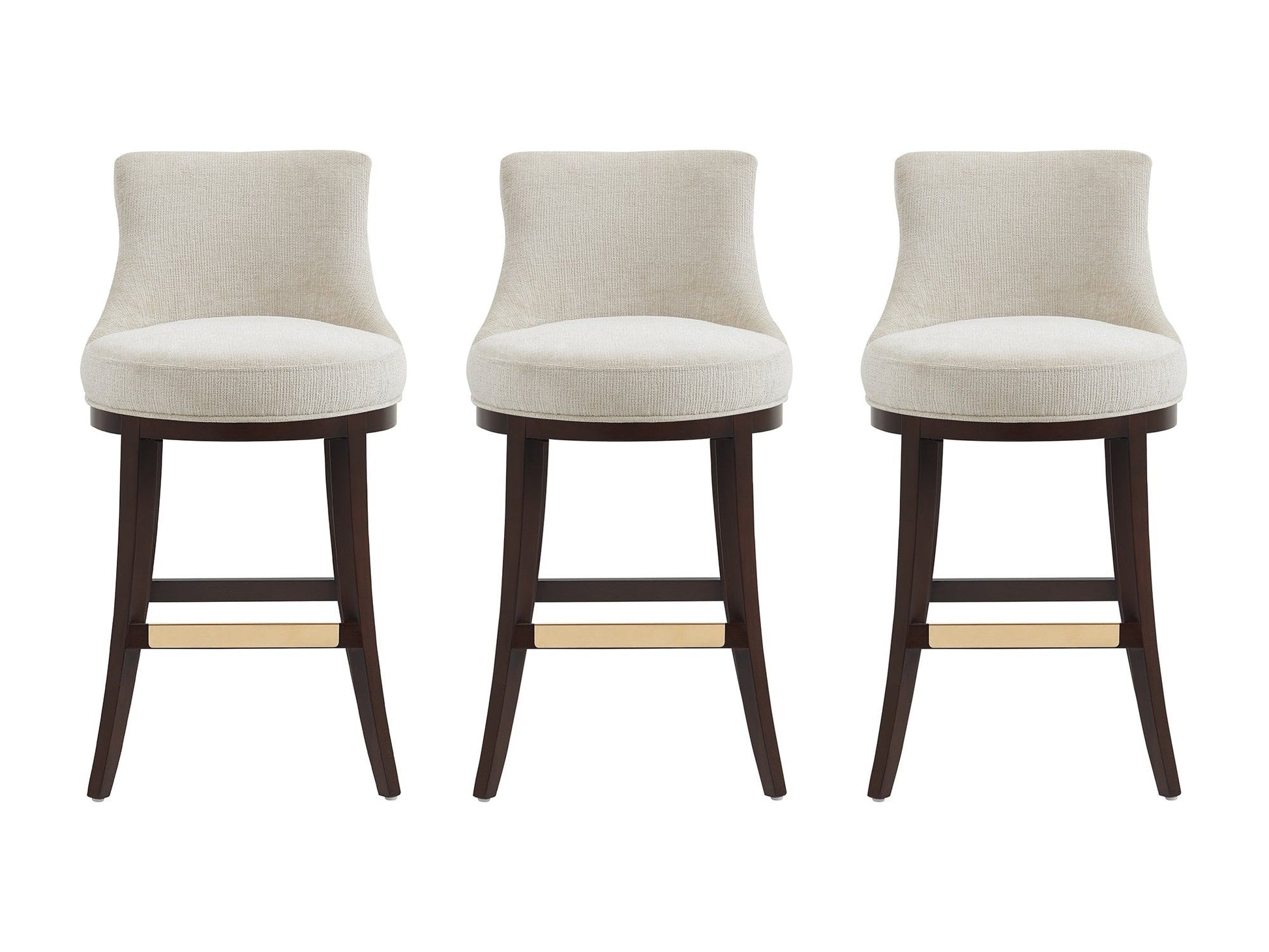 Lucia Barstool in Natural (set of 3) - Ornate Home
