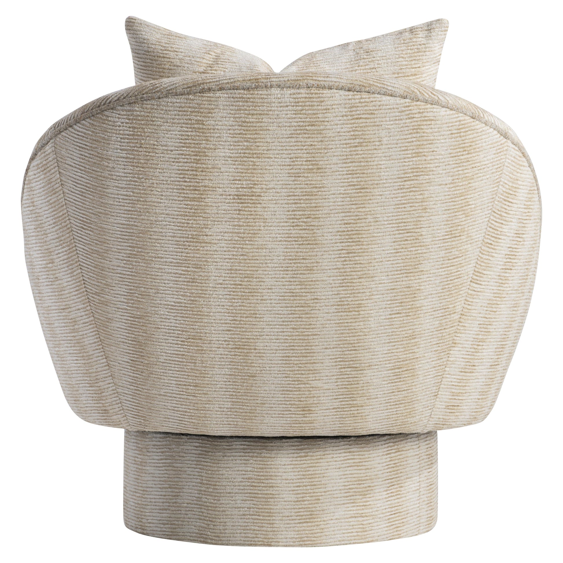 Lucia Beige/Tan Fabric Swivel Chair - Ornate Home