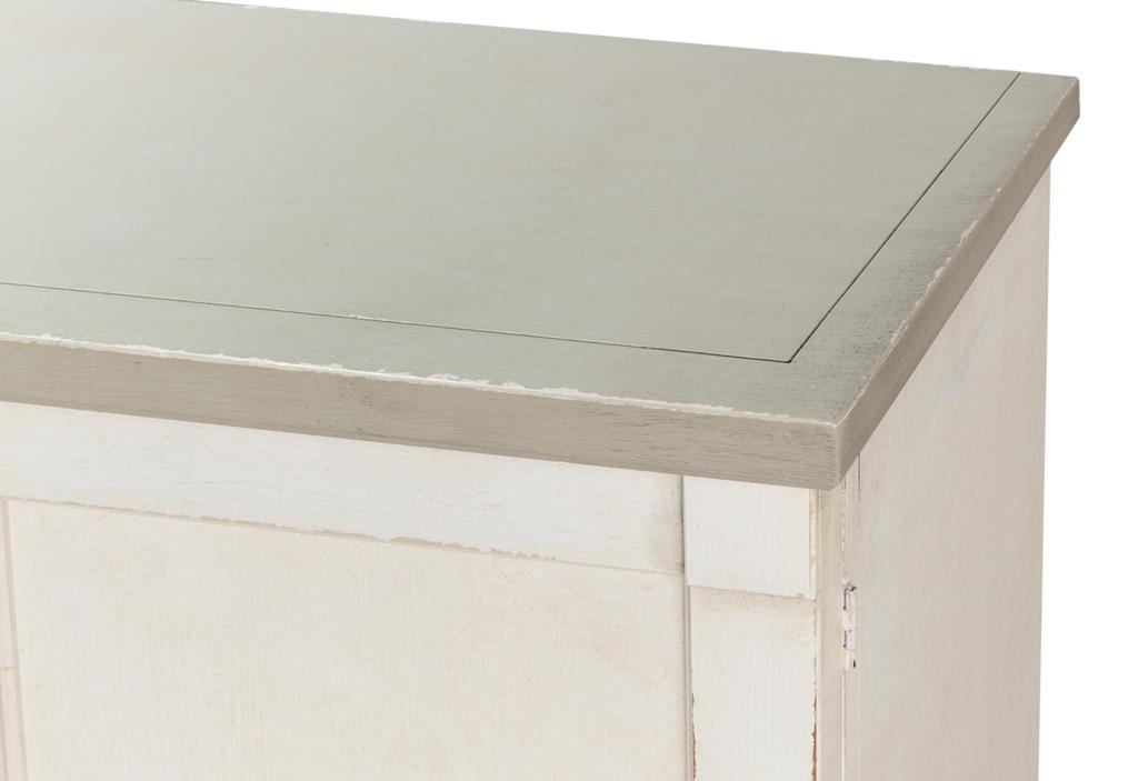 Luciana Beige 6 Wood Doors Buffet - Ornate Home