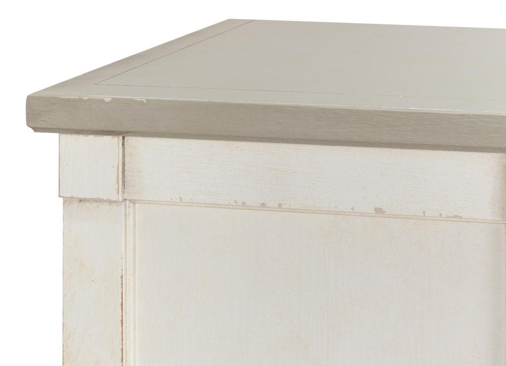 Luciana Beige 6 Wood Doors Buffet - Ornate Home