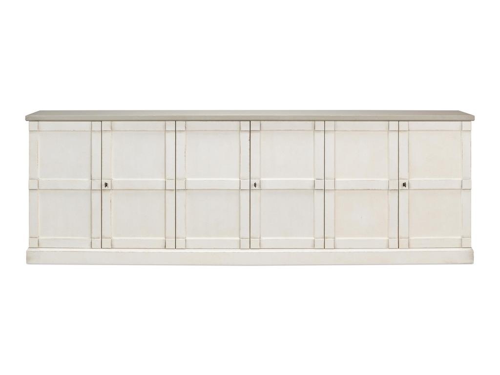 Luciana Beige 6 Wood Doors Buffet - Ornate Home