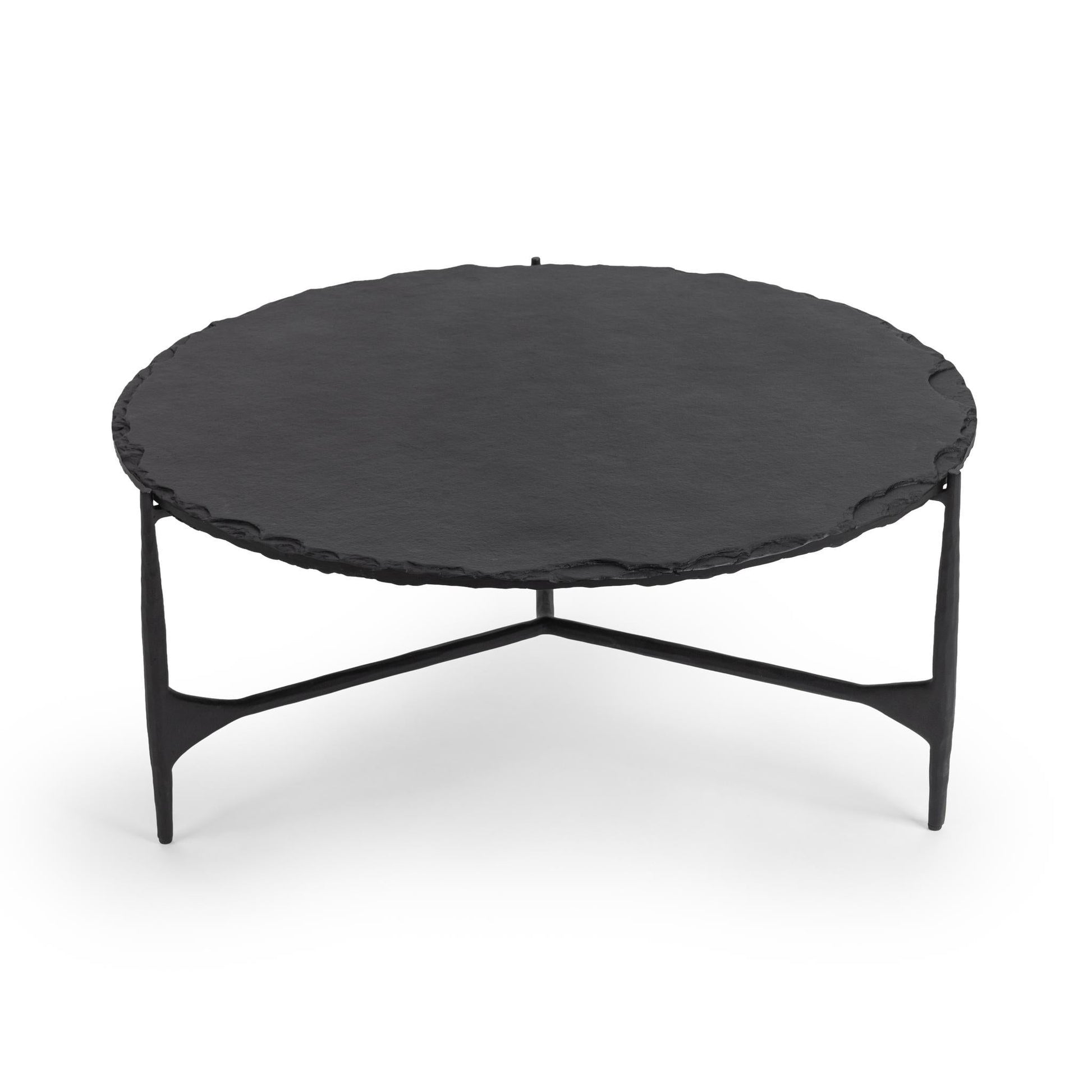 Luka Charcoal Forge Coffee Table - Ornate Home