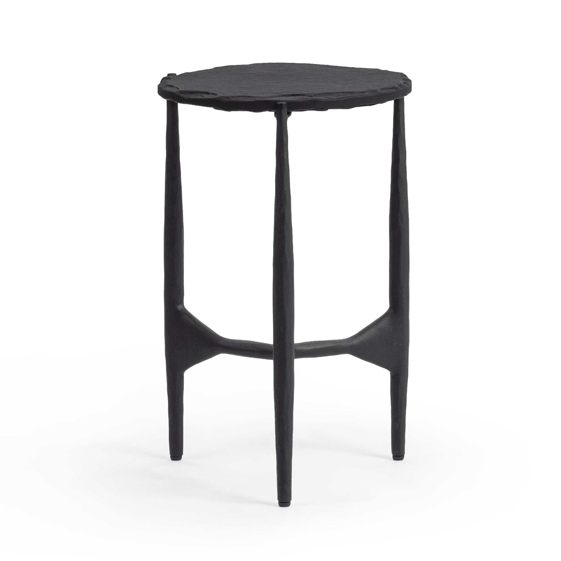 Luka Charcoal Forge End Table - Ornate Home