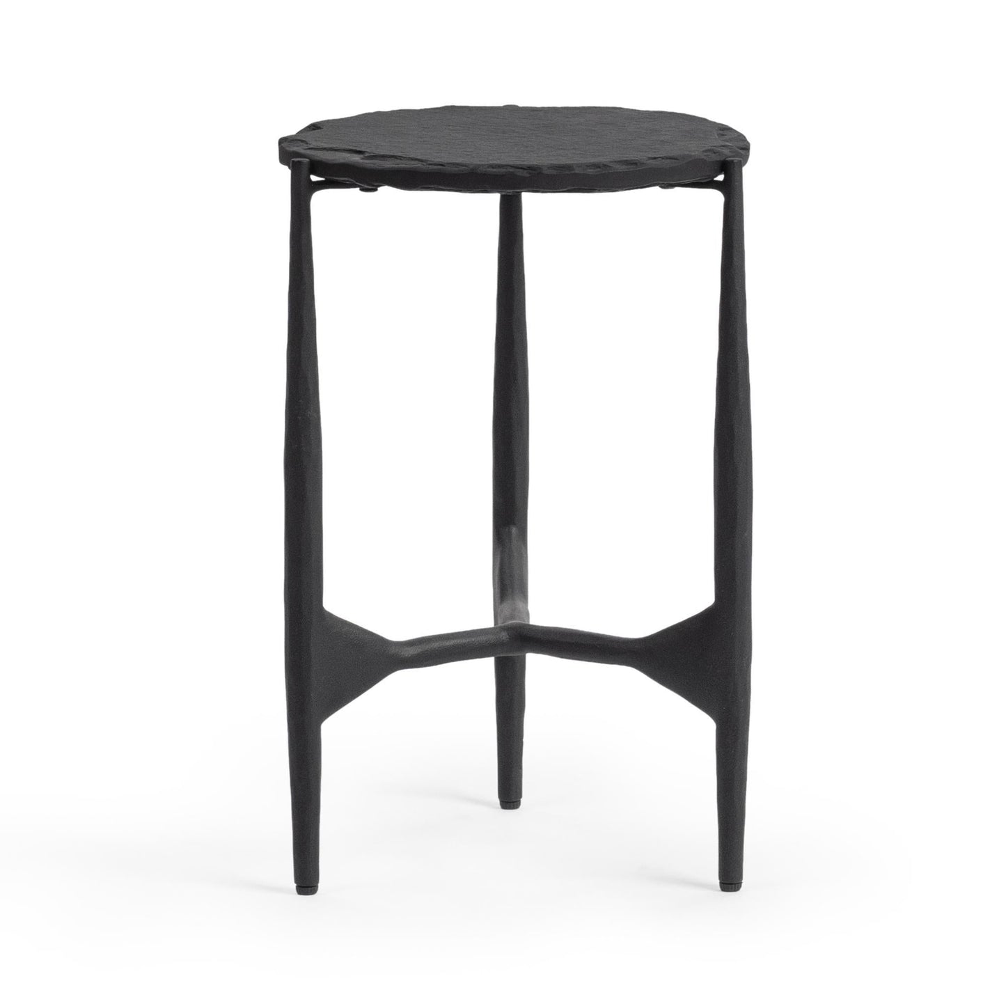 Luka Charcoal Forge End Table - Ornate Home