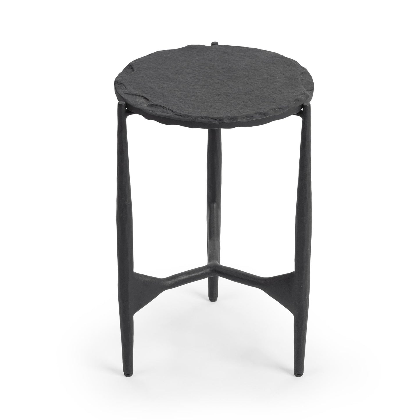 Luka Charcoal Forge End Table - Ornate Home