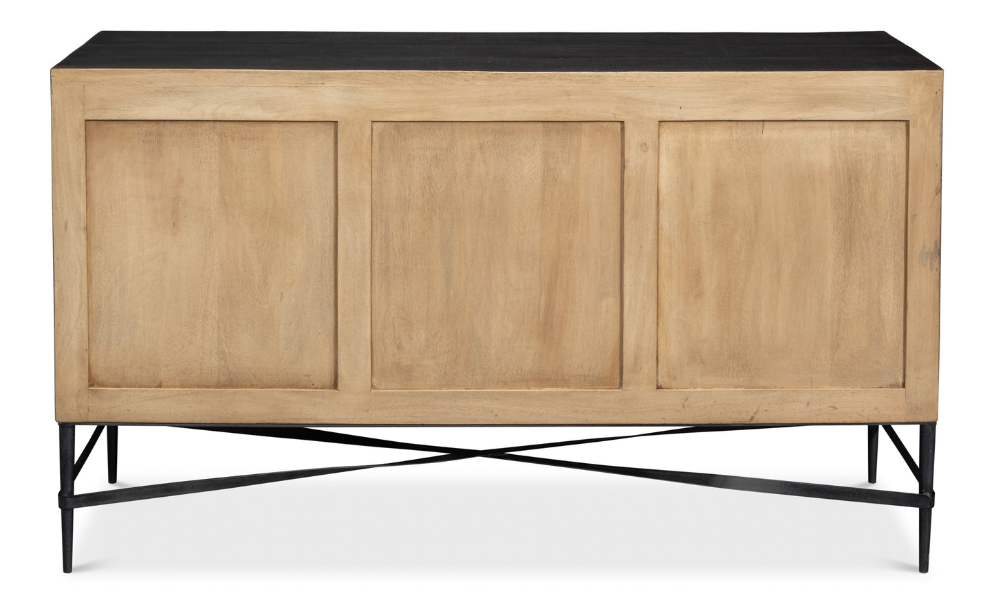 Luke Brown Three Door Sideboard - Ornate Home