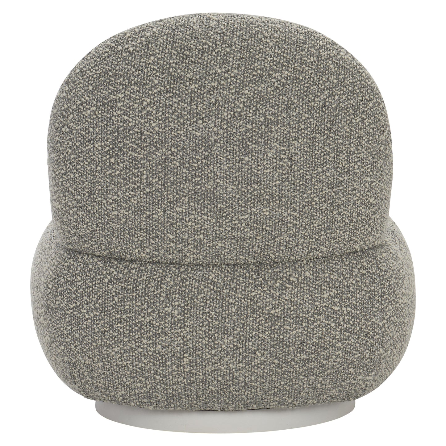 Lulu Grey Fabric Swivel Chair - Ornate Home