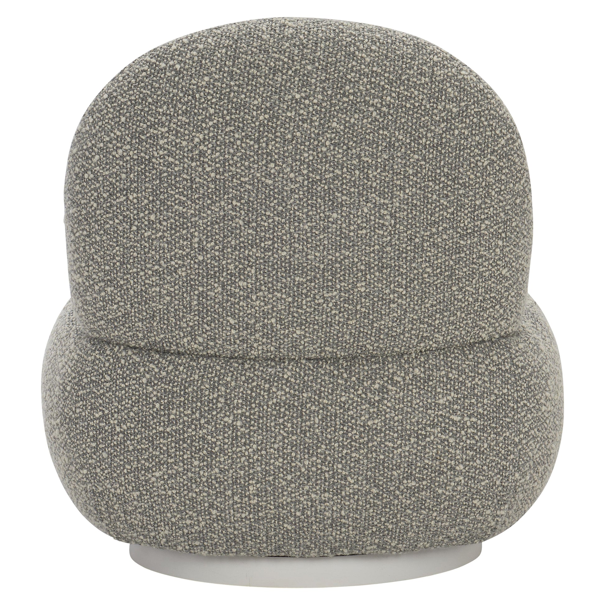 Lulu Grey Fabric Swivel Chair - Ornate Home