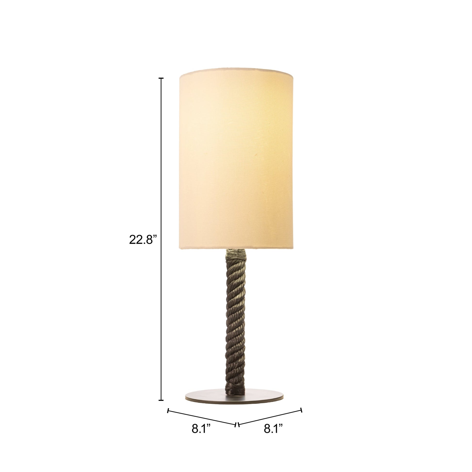 Lumaris Black Solar Table Lamp - Ornate Home
