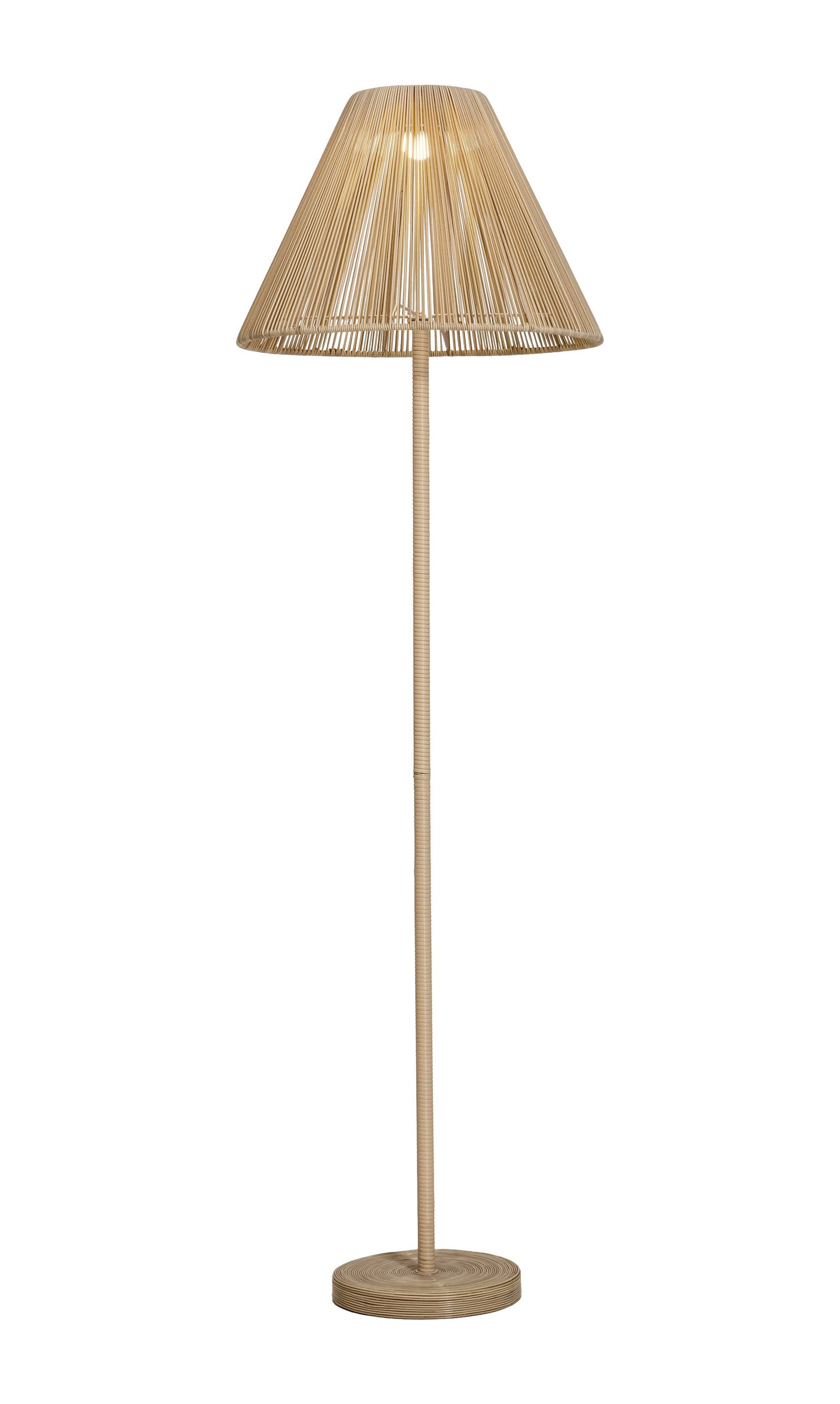 Lumika Beige Solar Floor Lamp - Ornate Home