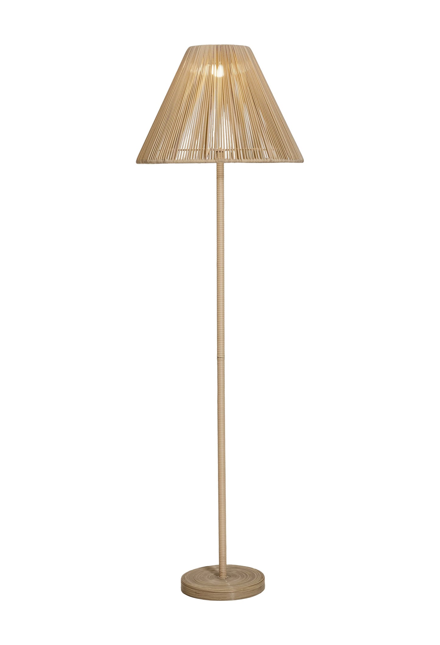 Lumika Beige Solar Floor Lamp - Ornate Home