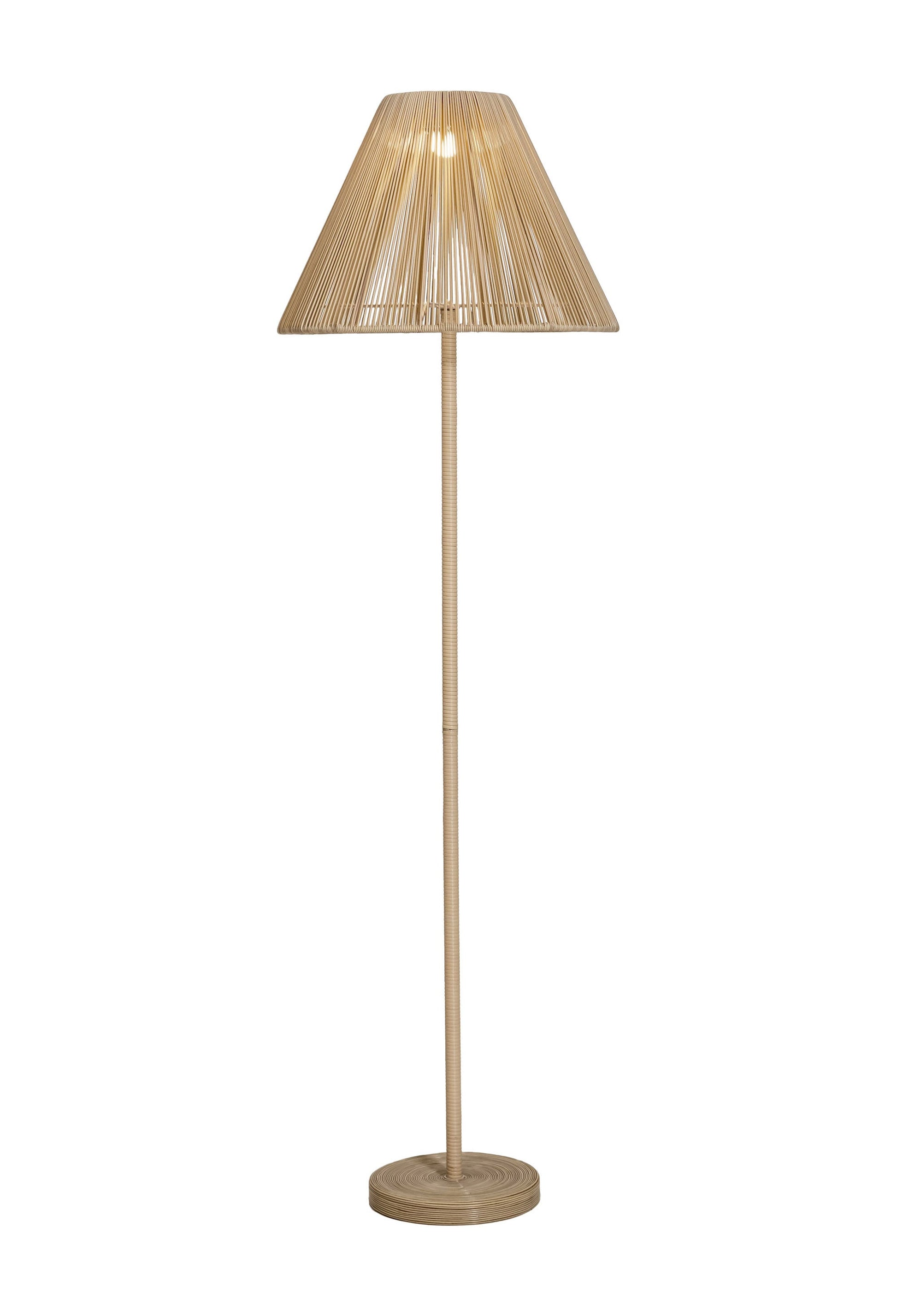 Lumika Beige Solar Floor Lamp - Ornate Home