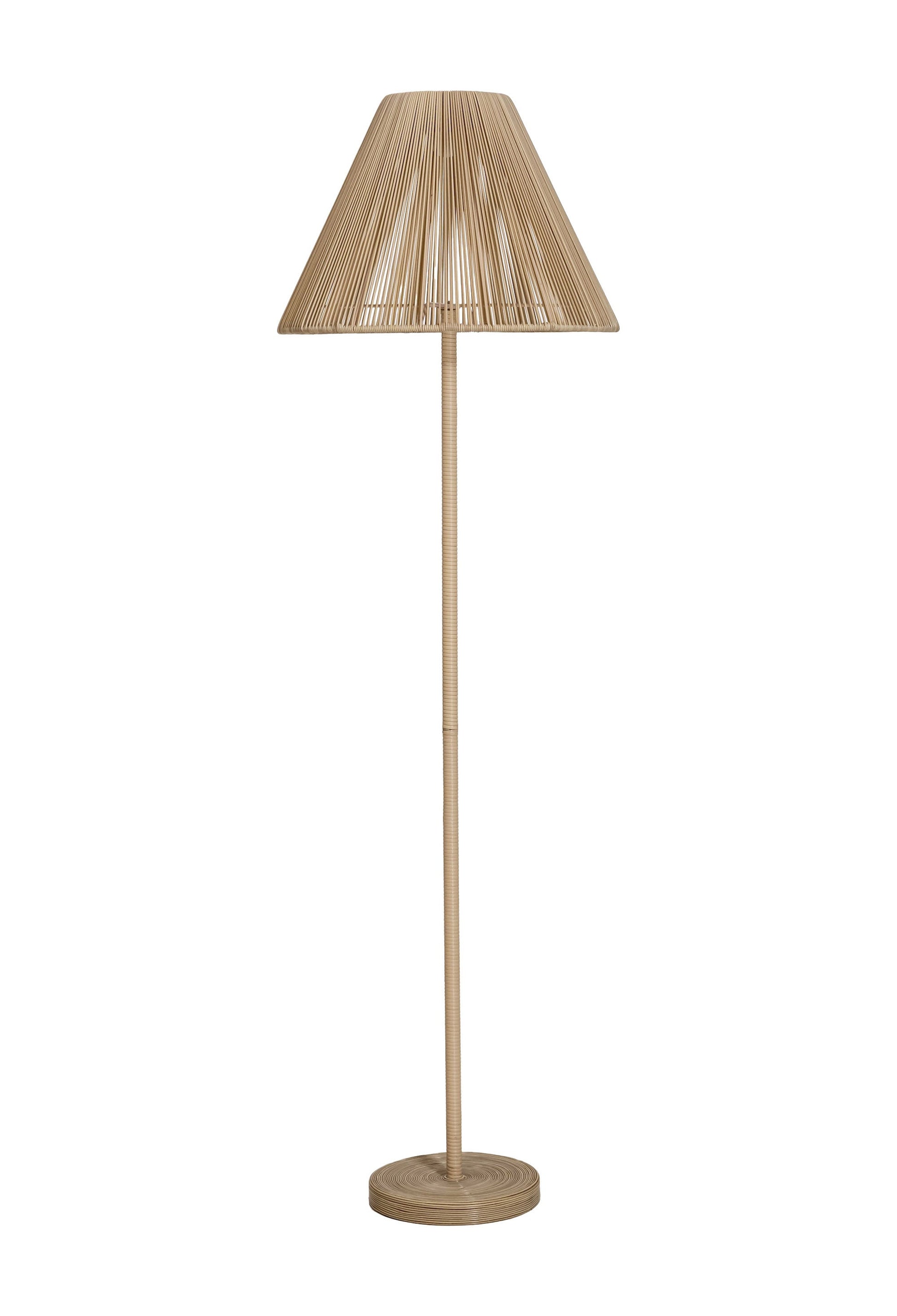 Lumika Beige Solar Floor Lamp - Ornate Home