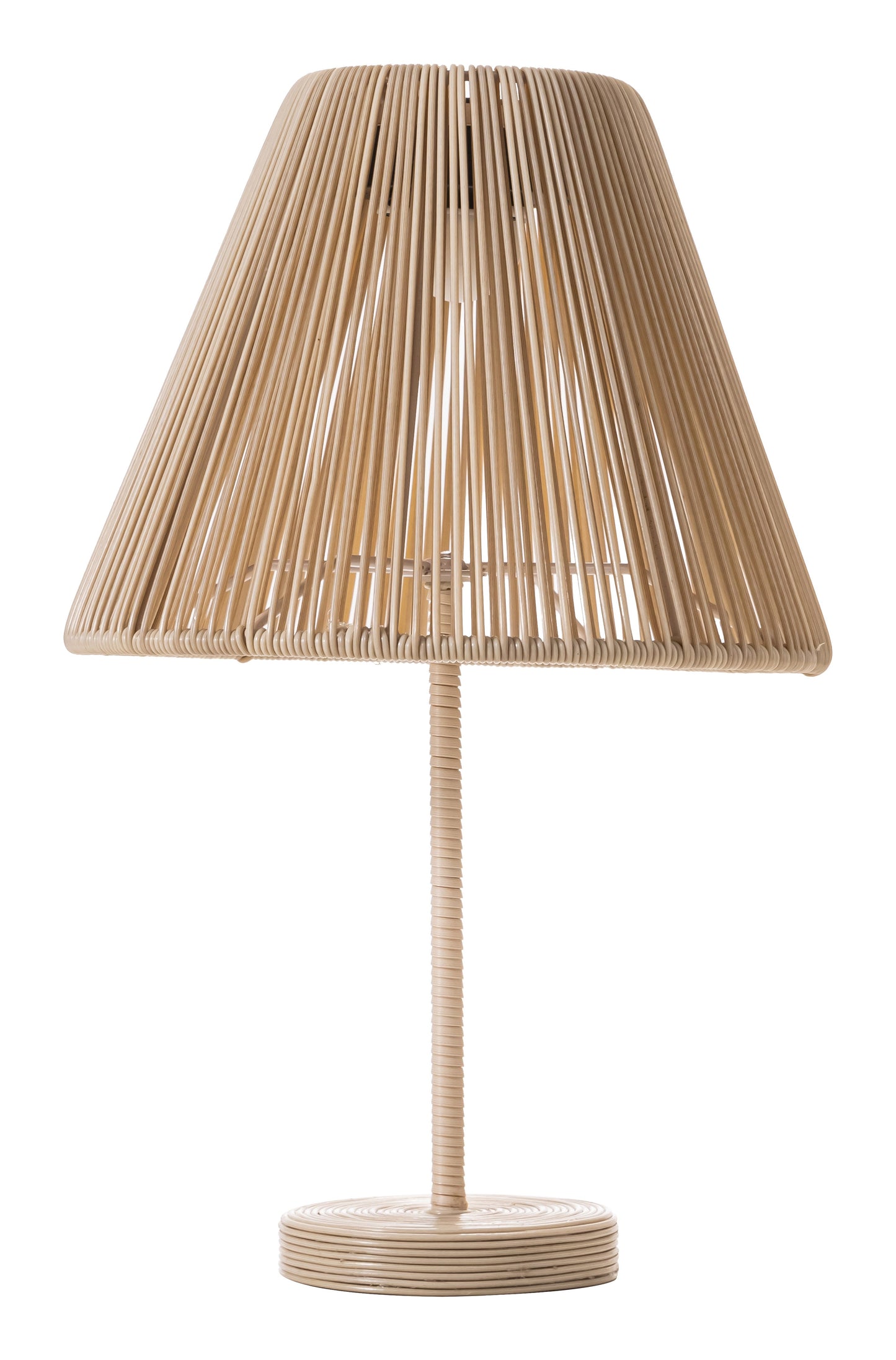 Lumika Beige Solar Table Lamp - Ornate Home