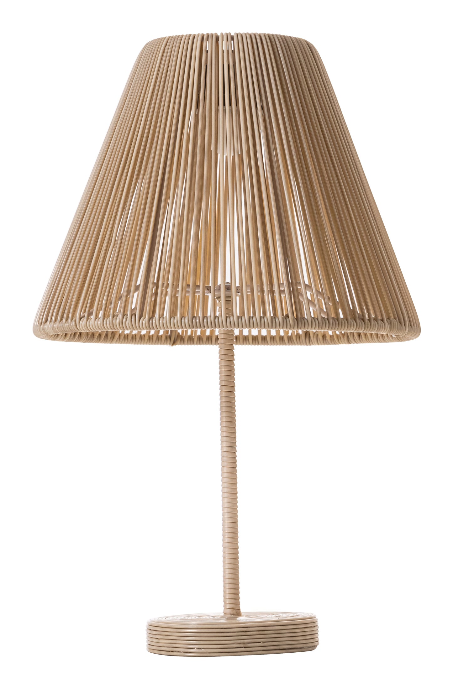 Lumika Beige Solar Table Lamp - Ornate Home