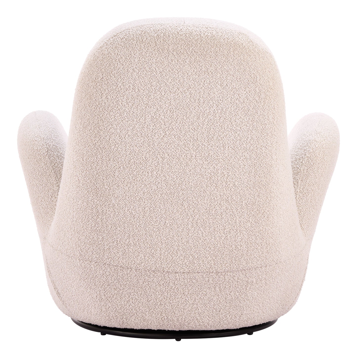Lunet Ivory Swivel Chair - Ornate Home