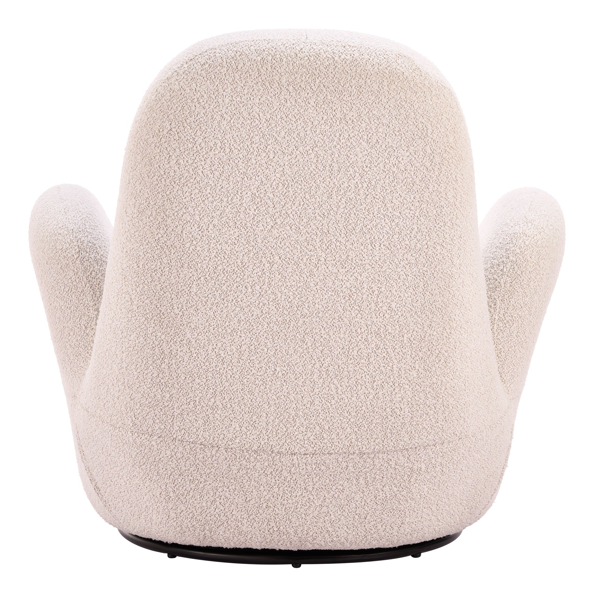 Lunet Ivory Swivel Chair - Ornate Home