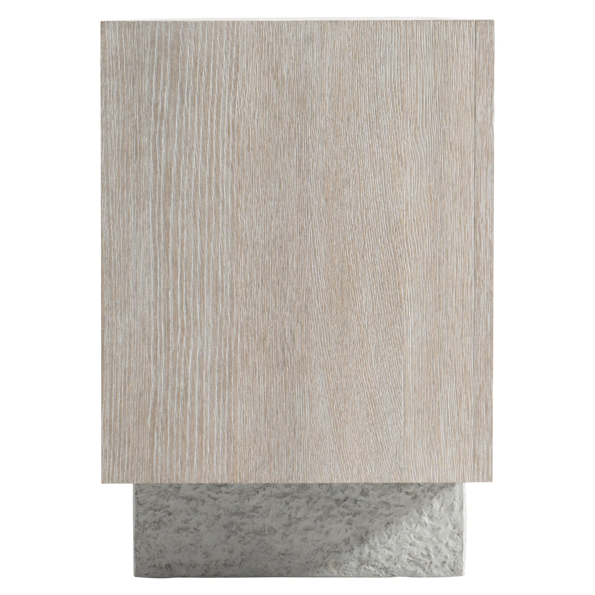 Lunula Sand Grey/Vellum/Flaxen Entertainment Credenza - Ornate Home