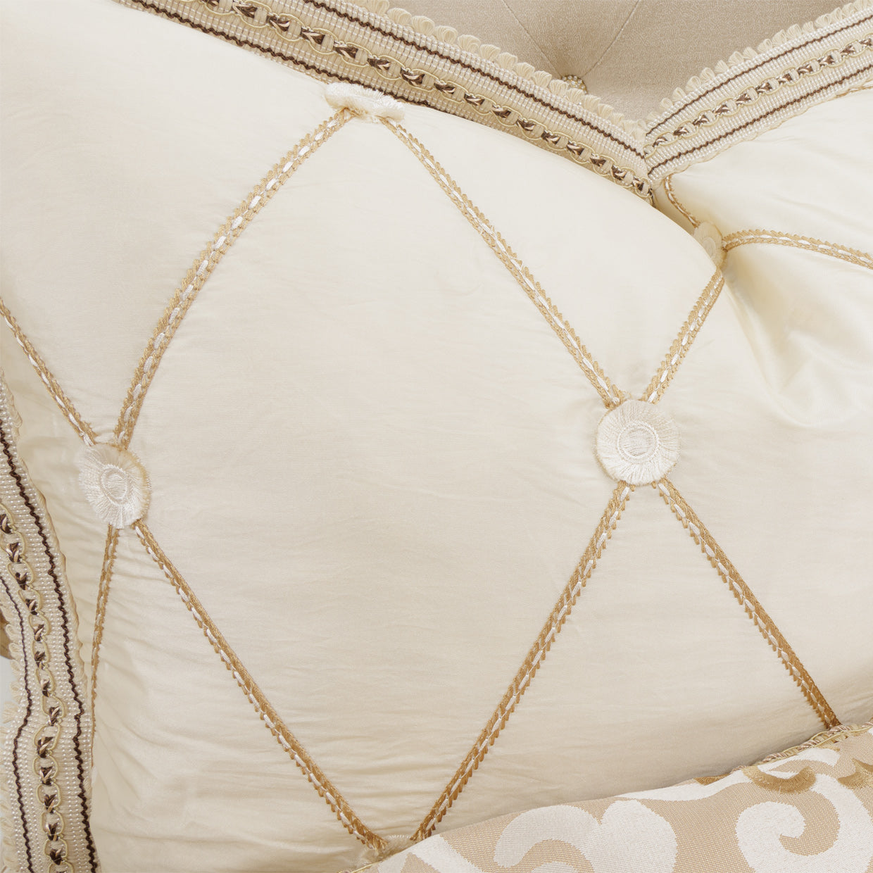 Luxembourg Crème Comforter Set - Ornate Home