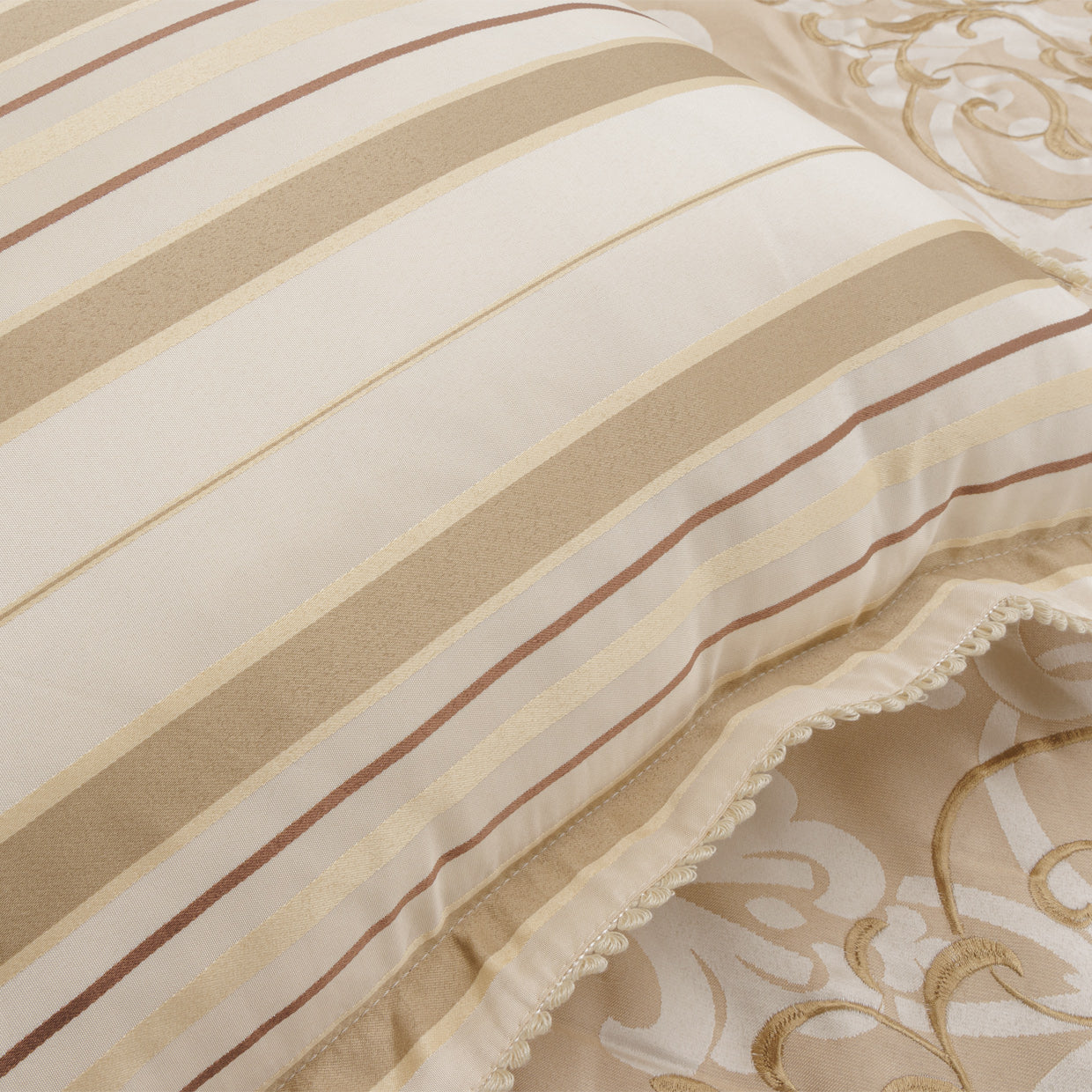 Luxembourg Crème Comforter Set - Ornate Home