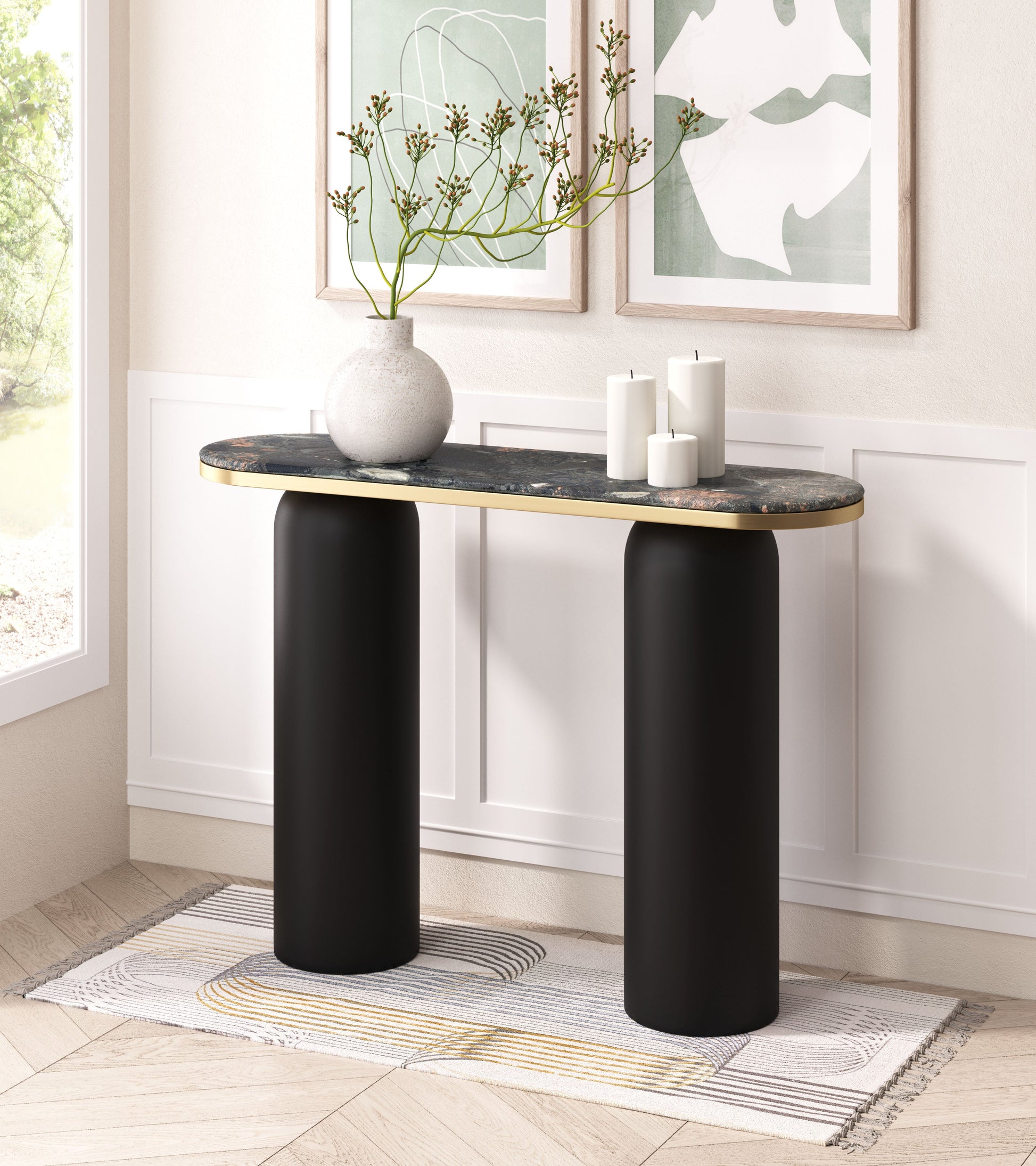 Luxor Multicolor Console Table - Ornate Home