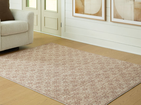 Lyamford Beige/Gray/Brown Medium Rug- Viva Furn