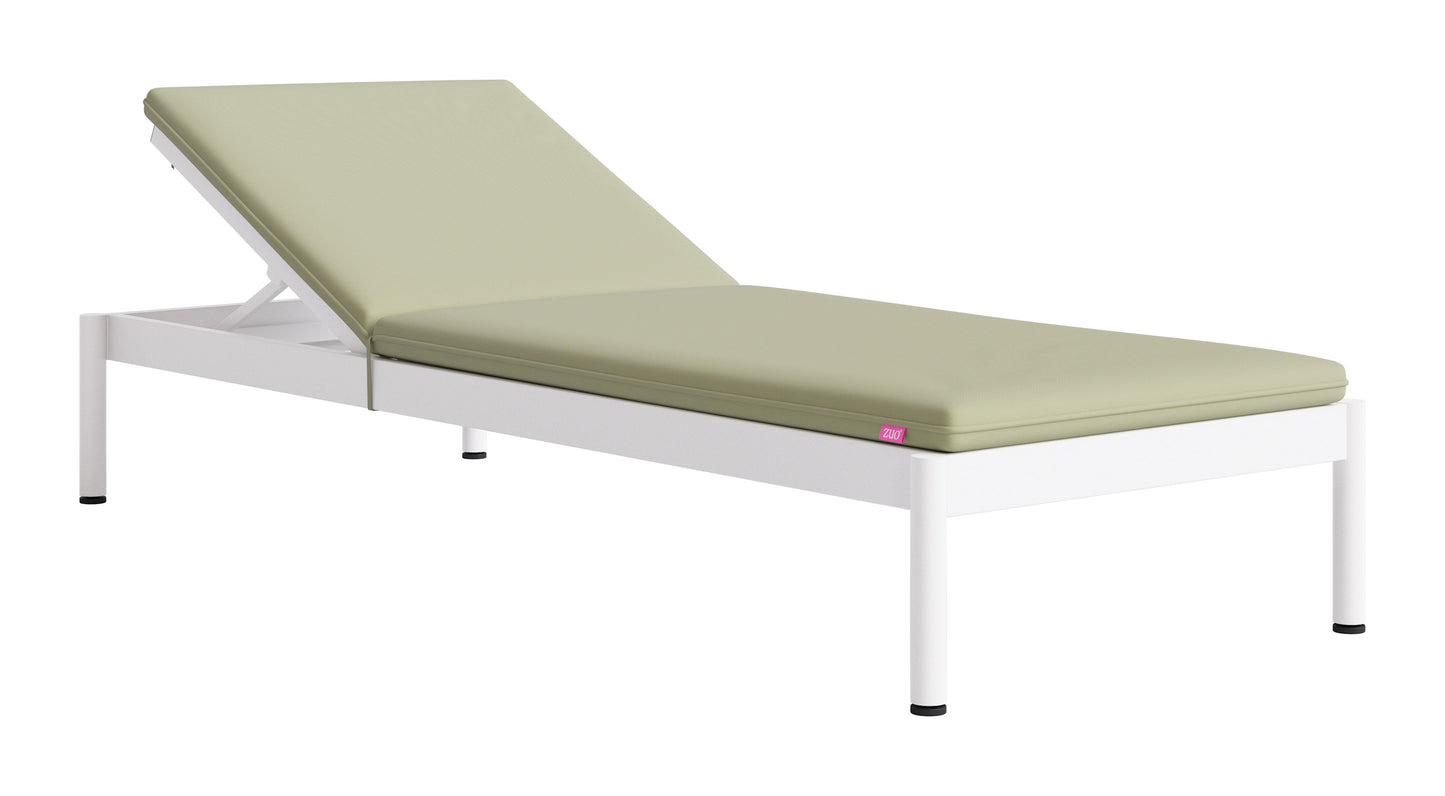 Lychee Green Outdoor Chaise Lounge - Ornate Home