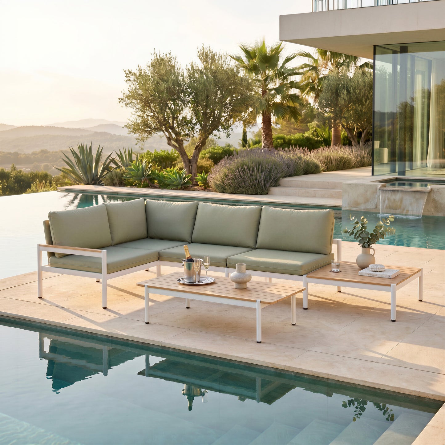 Lychee Natural Outdoor Coffee Table - Ornate Home