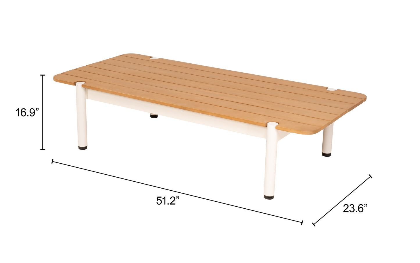 Lychee Natural Outdoor Coffee Table - Ornate Home