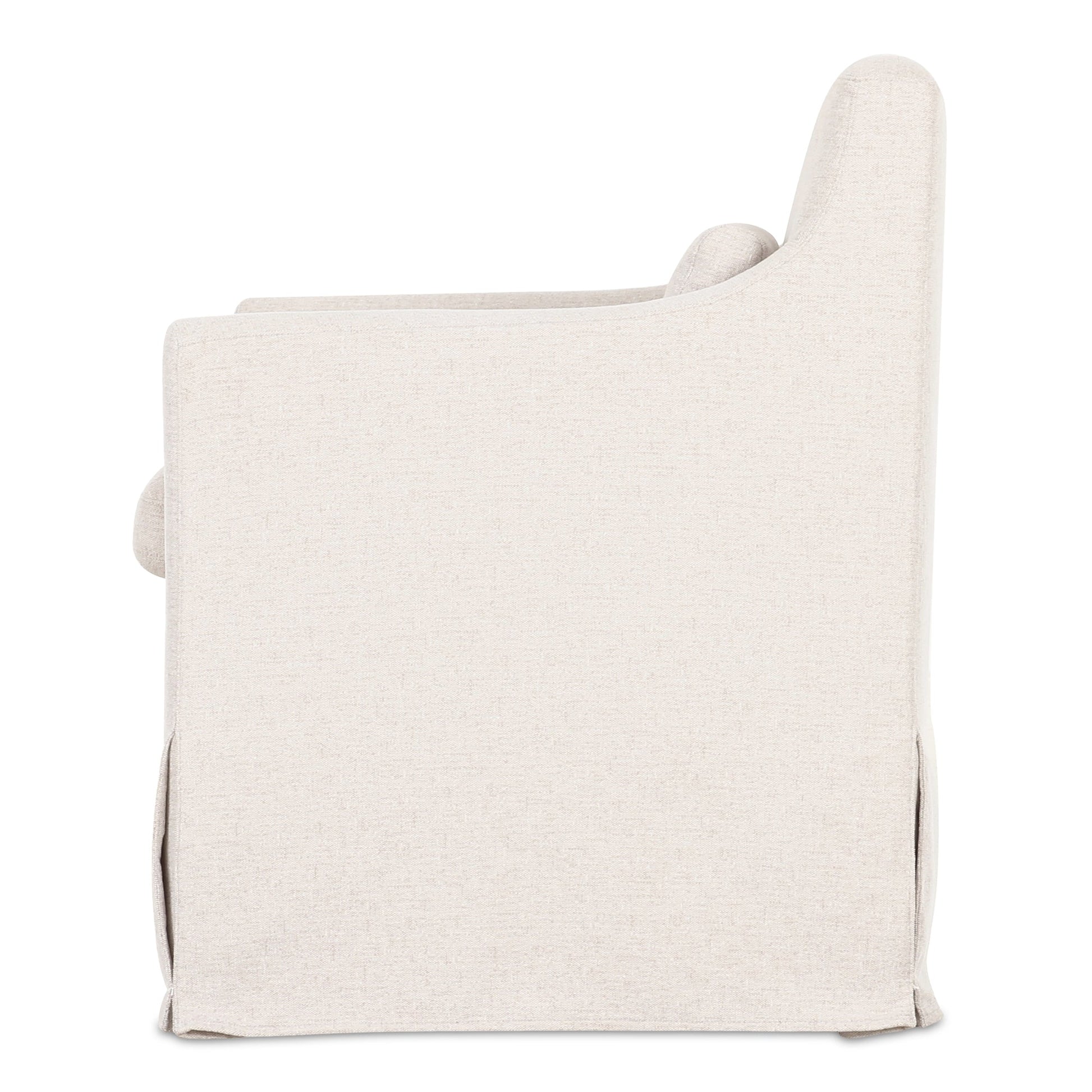 Lydia Beige Slipcover Dining Chair - Ornate Home