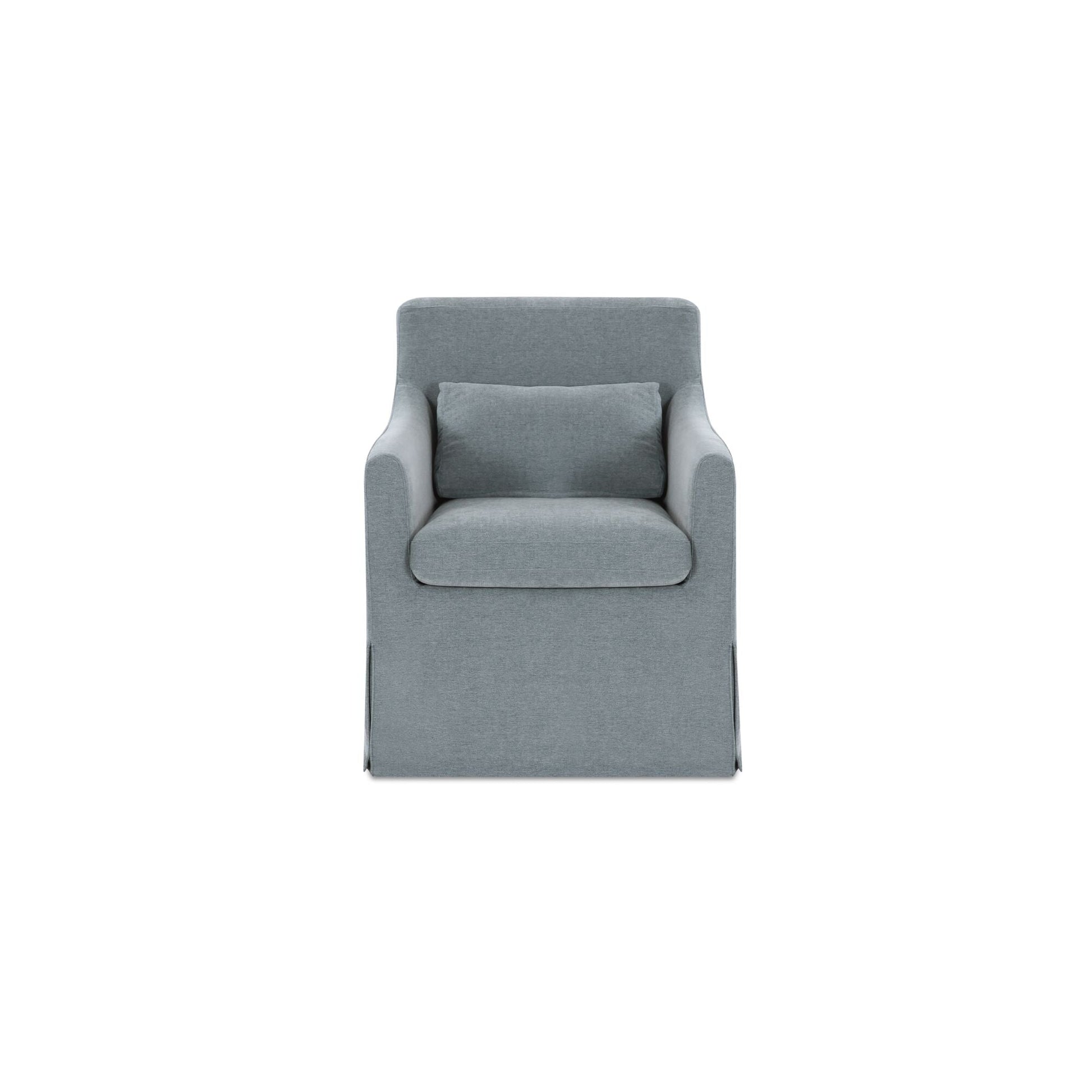 Lydia Blue Slipcover Dining Chair - Ornate Home