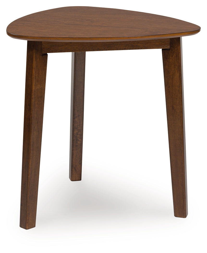 Lyncott Brown Occasional Table Set (Set of 3)- Viva Furn