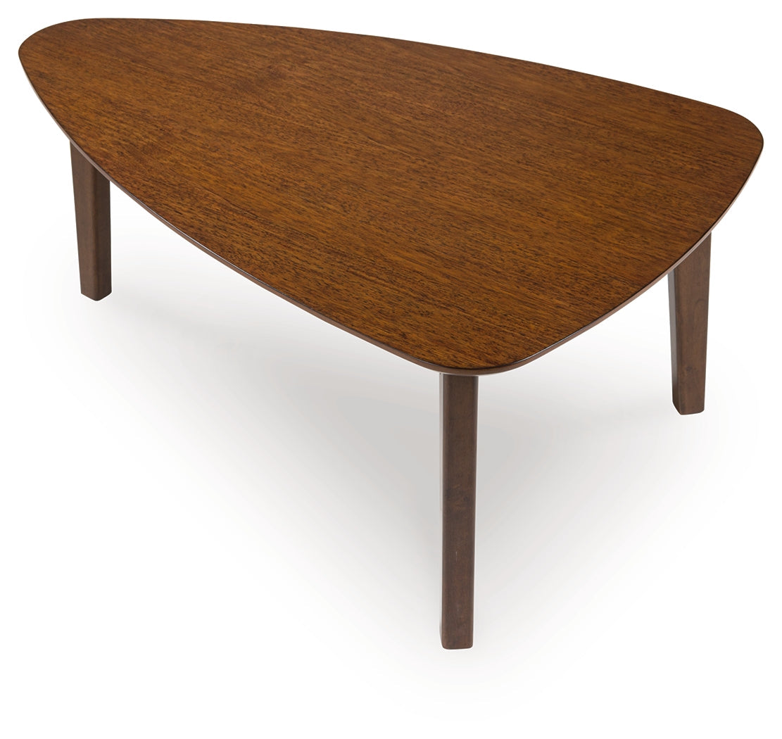 Lyncott Brown Occasional Table Set (Set of 3)- Viva Furn