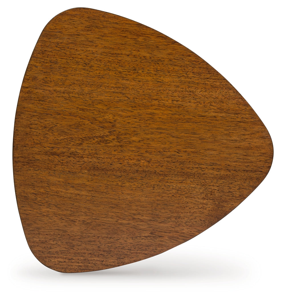 Lyncott Brown Occasional Table Set (Set of 3)- Viva Furn