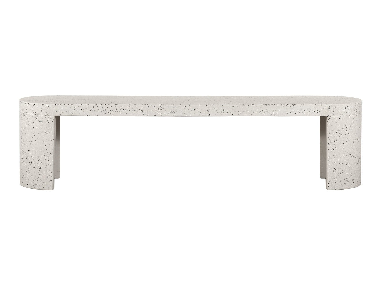 Lyon Light Grey Outdoor Bench - Ornate Home