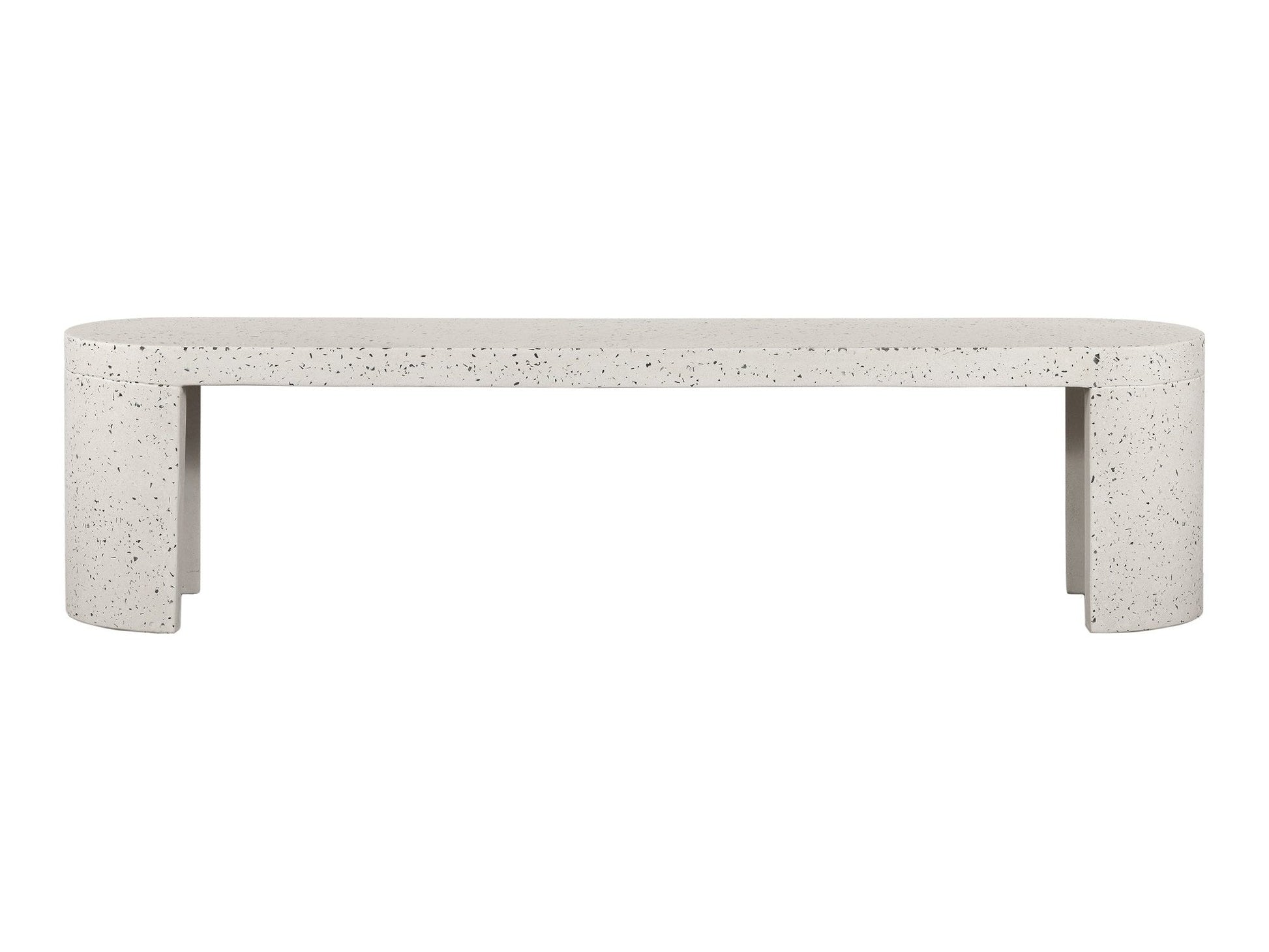 Lyon Light Grey Outdoor Bench - Ornate Home