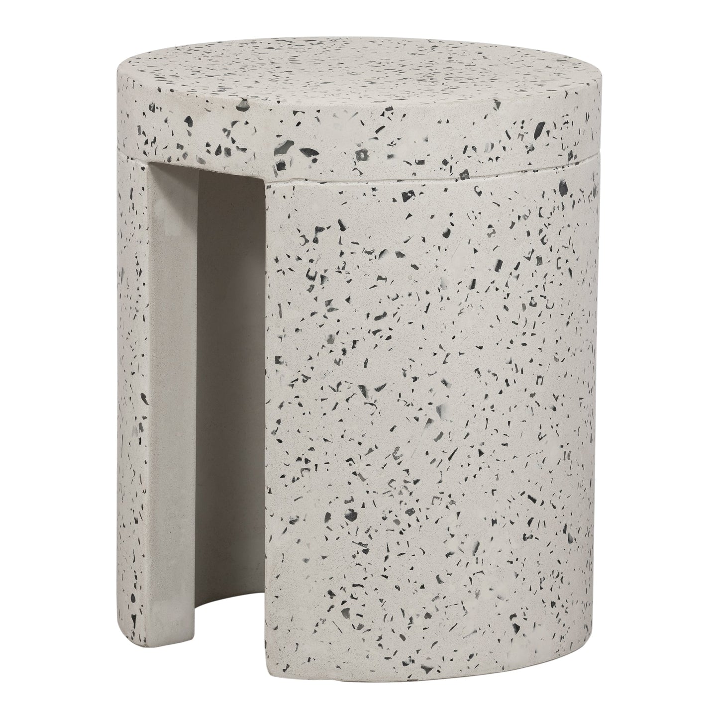 Lyon Light Grey Outdoor Stool - Ornate Home