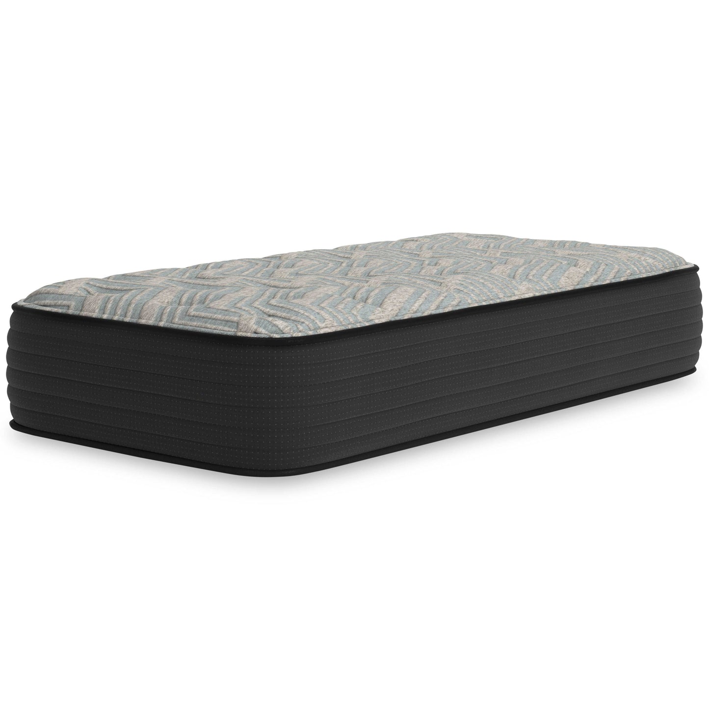 Palisades Gray/Blue 14 Inch Memory Foam Mattress  / Plush