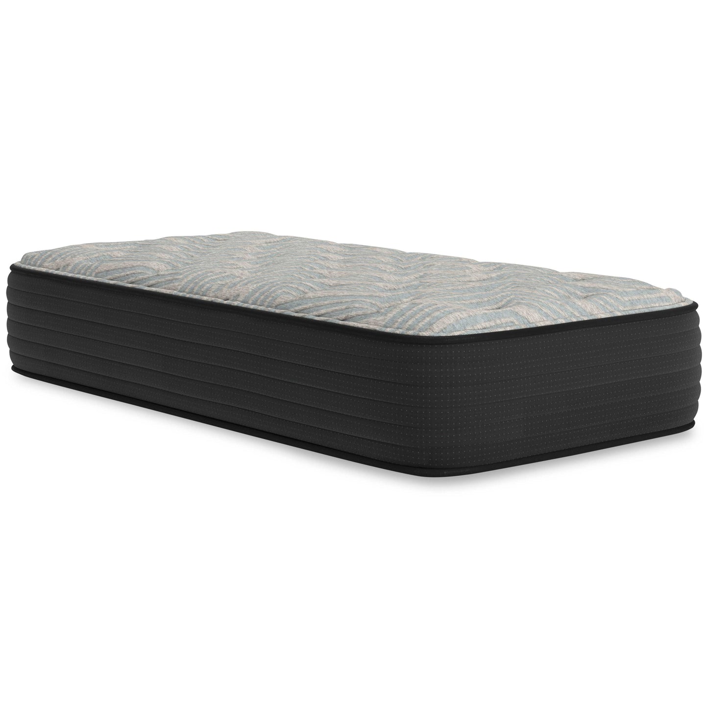 Palisades Gray/Blue 14 Inch Memory Foam Mattress  / Plush