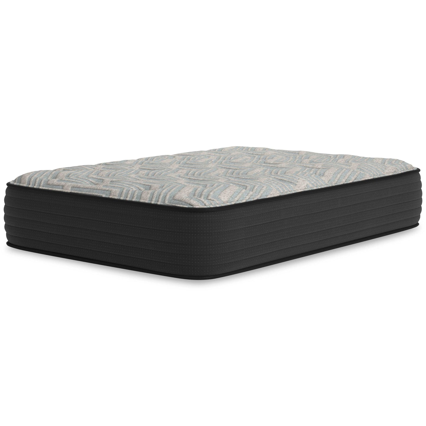 Palisades Gray/Blue 14 Inch Memory Foam Mattress  / Plush