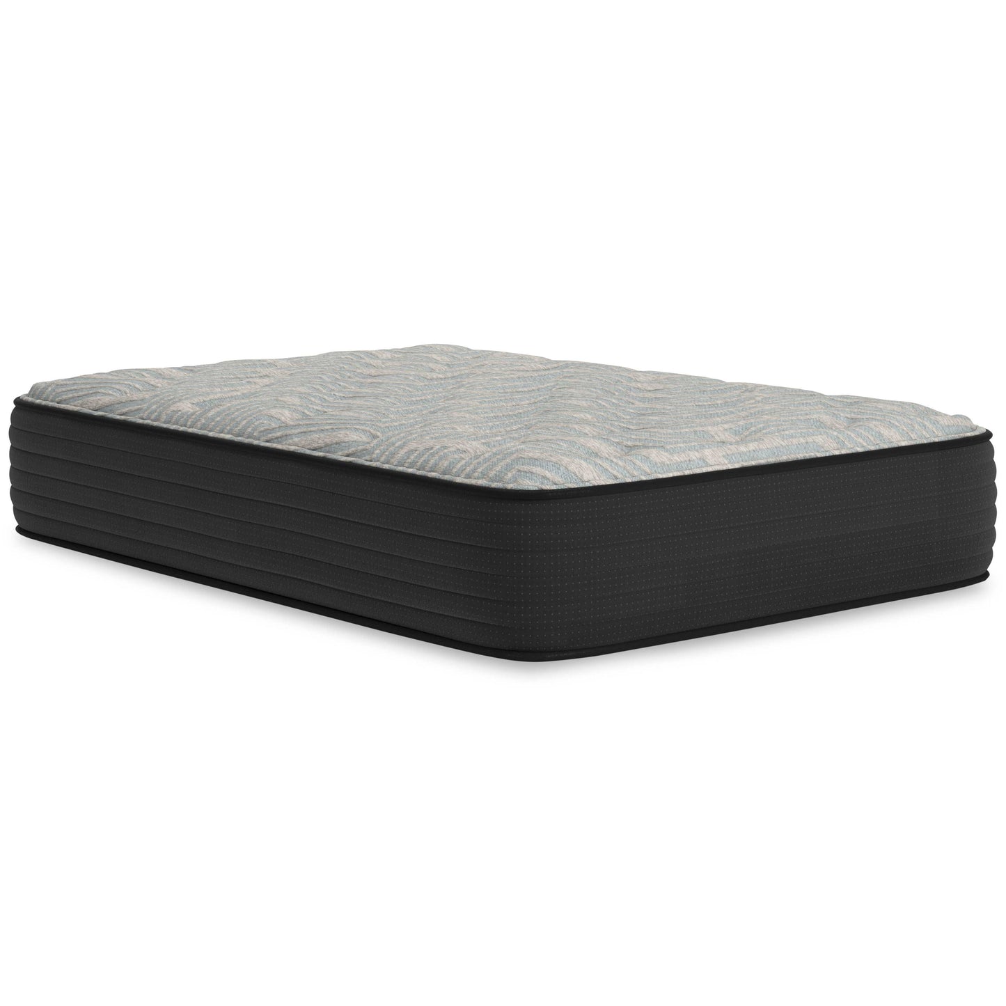 Palisades Gray/Blue 14 Inch Memory Foam Mattress  / Plush