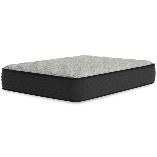 Palisades Gray/Blue 14 Inch Memory Foam Mattress  / Plush