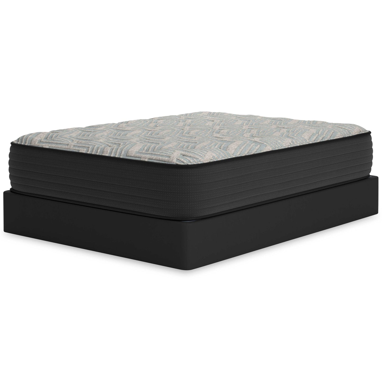 Palisades Gray/Blue 14 Inch Memory Foam Mattress  / Firm