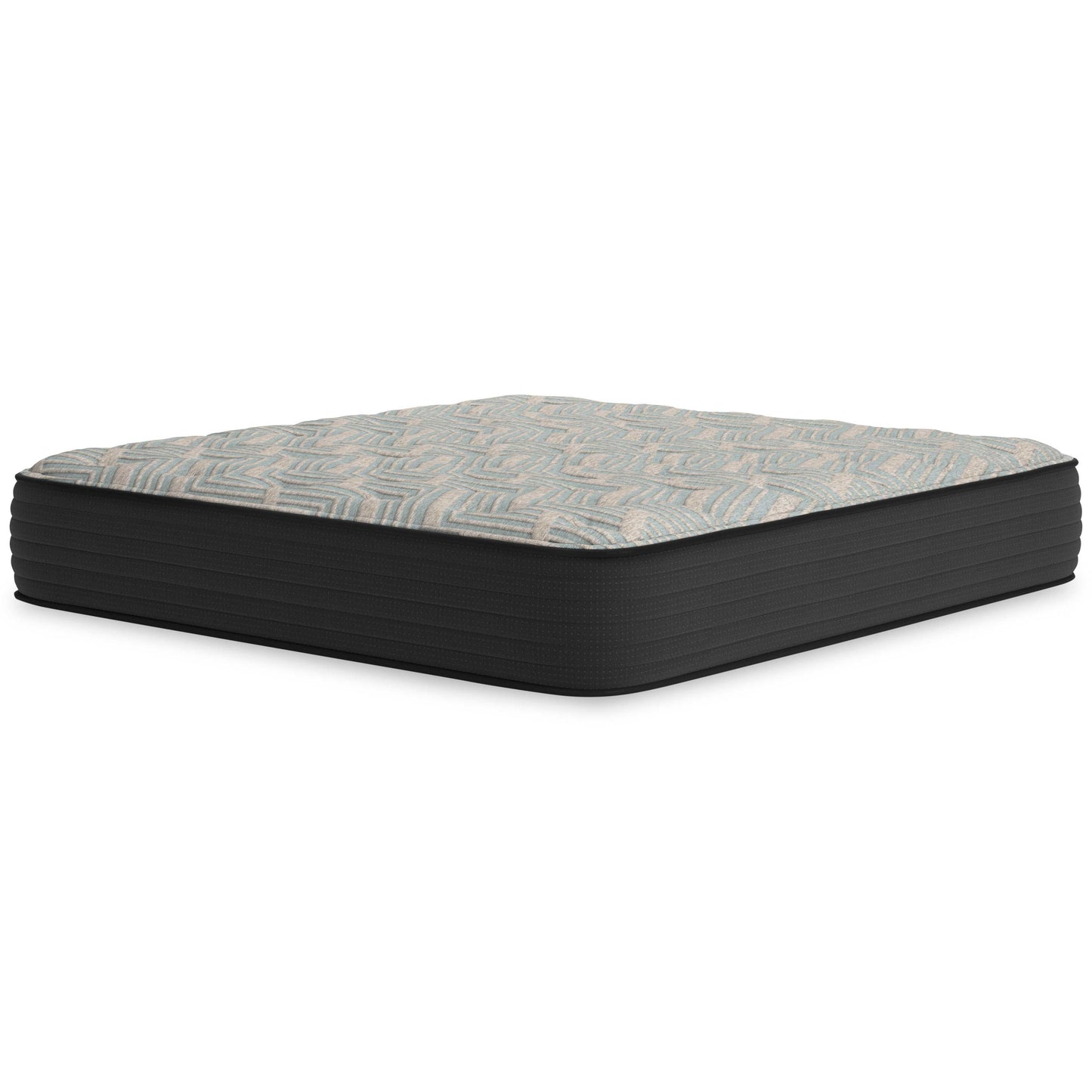 Palisades Gray/Blue 14 Inch Memory Foam Mattress  / Plush