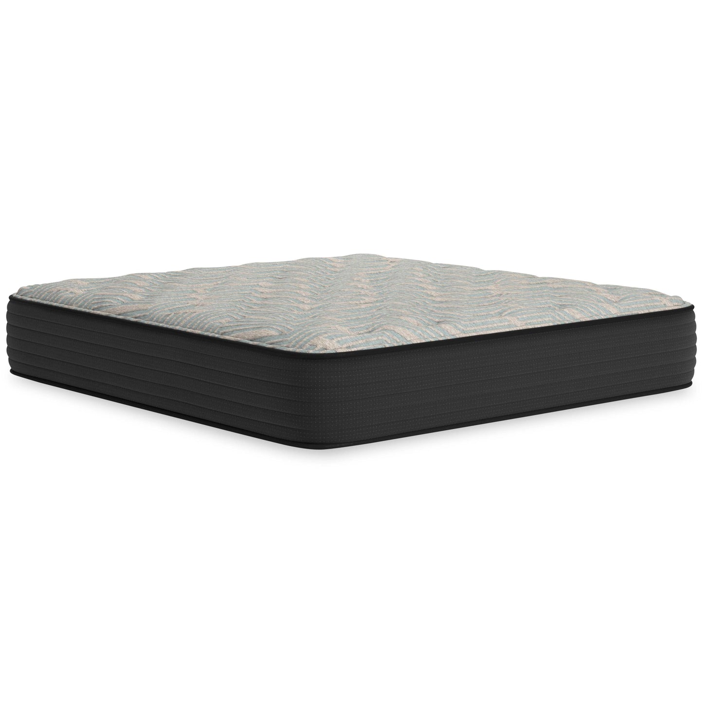 Palisades Gray/Blue 14 Inch Memory Foam Mattress  / Plush