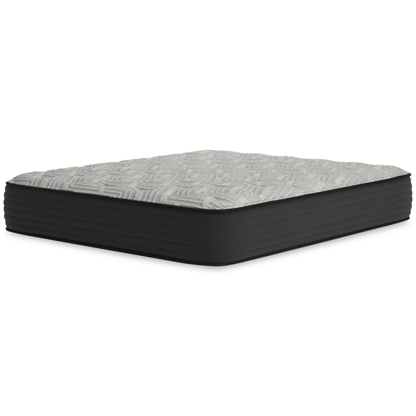 Palisades Gray/Blue 14 Inch Memory Foam Mattress  / Plush